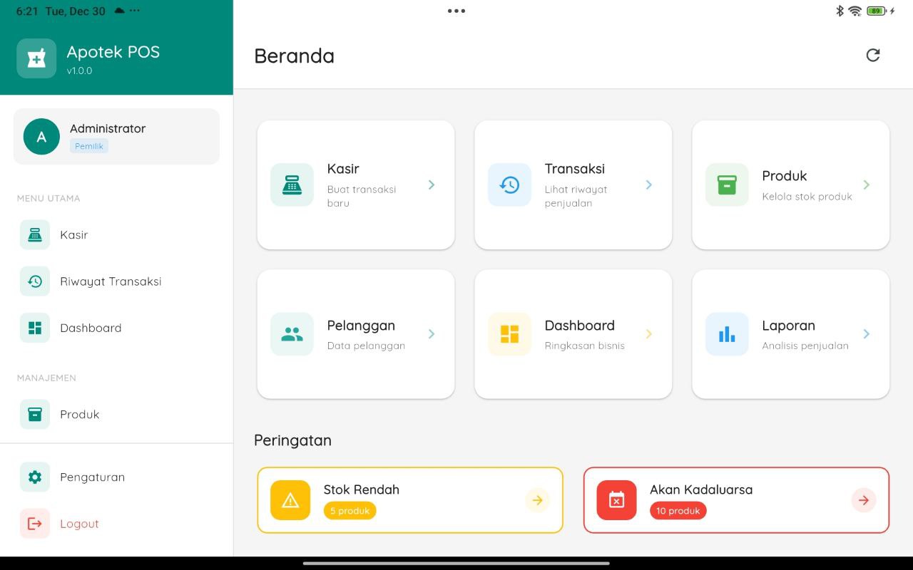 Bundakuker POS Tablet View